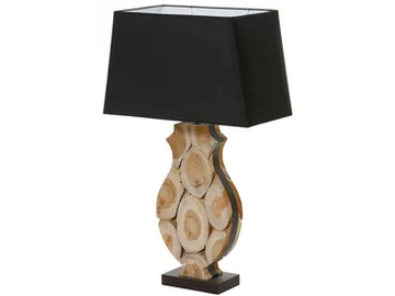 MAHÉ - Natural fibre table lamp by Flam & Luce - view 2